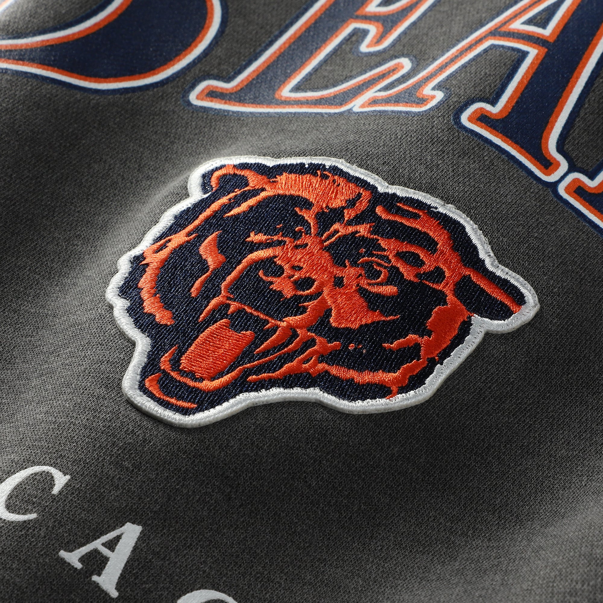 Mitchell & Ness Gray Chicago Bears Slot Pullover Hoodie